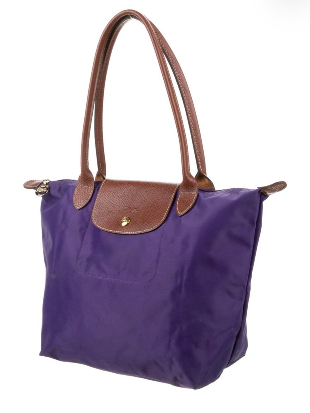 Longchamp purple nylon tote - Picture 4 of 8